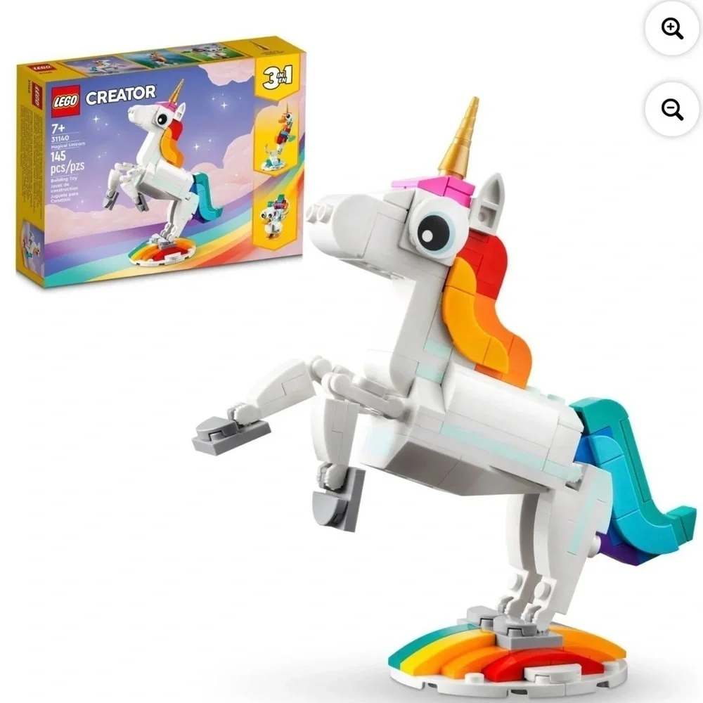 LEGO Creator 3 in 1 Magical Unicorn - Building Toy Set With 3 Building Options